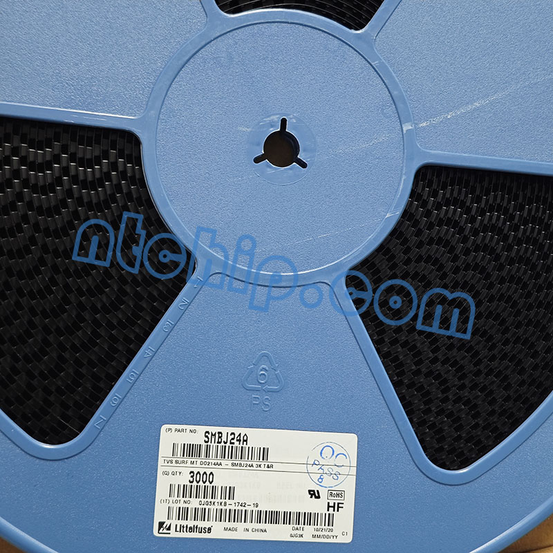 SMBJ24A is packaged in taping